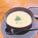 馳走西健一 - 冷製とうもろこしのスープ