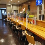 うな信 - カウンター席