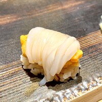 渋谷 鮨 まつもと - ⑫宮城県産紫雲丹とイカ