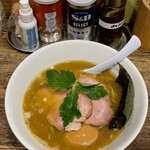 新橋 纏 - 平子煮干しそば 味玉トッピング