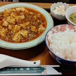 中国料理 雲雀 - 麻婆豆腐定食1000円