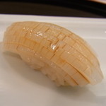 あら輝 - 煽り烏賊：甘み、歯ごたえ、舎利とのバランス、最高。