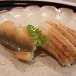 あら輝 - 穴子二種（塩・タレ）