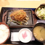 Teppan Masaya - 鉄板ハンバーグ定食　780円