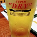 江戸前天麩羅 天堂 - 生ビール