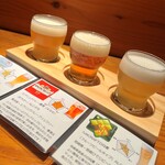 ◆Trial set of 3 types of craft beer