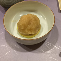 お座敷 天婦良 あやめ - 大根おろしと車えび(レモン風味)