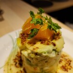 カジュアルフレンチBar 7FUKU - オレンジ食べられちゃった(´>∀<｀)ゝ