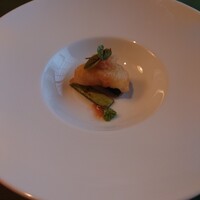 かみくら - ハモ料理、大根と生姜のおろし、胡瓜のピューレ