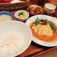 中華旬彩 森本 - 四川式よだれ鶏セット+ミニ麻婆