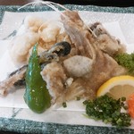 大洗　お魚食堂 - あんこう唐揚のアップ