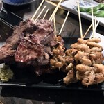 Yakitori Benkei - 牛サガリ、鳥皮