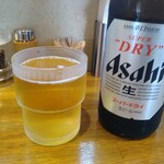 中華そばや 和凡 - 瓶ビール