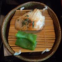 京都 吉兆 名古屋店 - スズキの焼き物