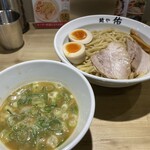 麺や佑 - 鶏白湯味玉つけ麺1,050円