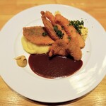 洋食 おがた - メイン　魚フライ
