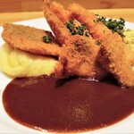 洋食 おがた - メイン　魚フライ
