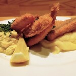 洋食 おがた - メイン　魚フライ