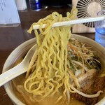 麺屋 おざわ - 麺はこんな感じ