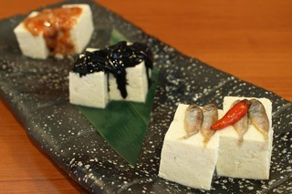 Tsujinoya - 沖縄“島豆腐の三種”　それぞれ個性豊かな味わいです。