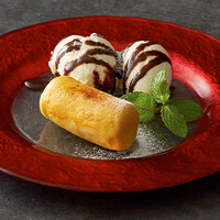 スウィートポテトのバニラ添え