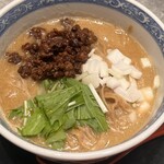 エニシスタンド - 鶏白湯担担麺 別盛り880円