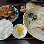 台湾料理 福祥居 - 鶏肉の黒胡椒炒め定食