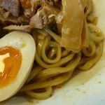 煮干中華 あさり - 平打ち麺です