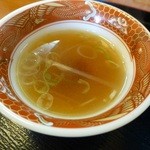 煮干中華 あさり - スープ