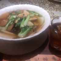 状元樓 横浜中華街本店 - 青菜と椎茸そば