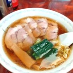 Satsuki Ken - チャーシュー麺(細ちぢれ麺で美味しいスープまで完食)