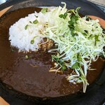 そらあるき  - 千切りキャベツとカレーライス