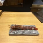 鮨 三心 - 追加①ブドウ海老