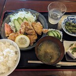 Dondon Teishoku - からあげ定食¥750-