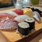 天史朗鮨 - 地魚おまかせ鮨 2,400円