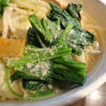 麺酒房 龍安 - ほうれん草