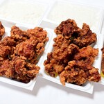 ほかほか弁当 - 今日はから揚げ弁当2つと、から揚げおかず2つね・・