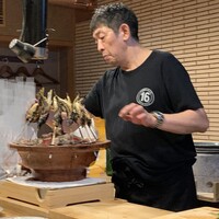 浅草じゅうろく - 鮎と店主