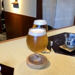 和亭・瀧野川 - 生ビールはキリン