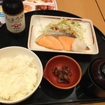 ガスト - 焼き魚朝定食(628円)