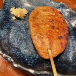 Sumibi Yakitori Yakikura - マスターの故郷、静岡の黒ハンペン串。出てたらマストオーダー笑