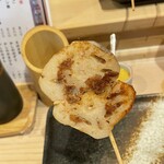 くわ焼 たこ坊 - 蓮根の肉詰