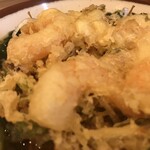 そばの神田 東一屋 - えびに着目する。