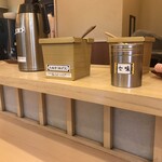 そばの神田 東一屋 - コンディメンツ。