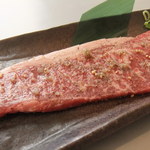 Yakiniku Jan - ステーキ定食　（上ロース１００ｇ）１５００円