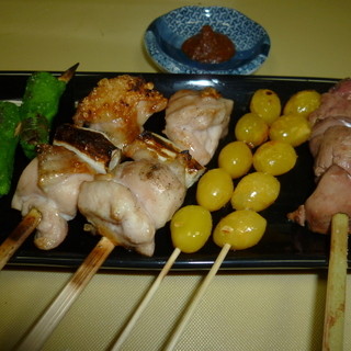 ■Charcoal-Grilled skewer made with Daisen chicken◎