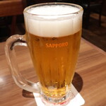 Ginza Raion - 【夏季限定醸造】ライオンエール（中ジョッキ）「日本最古のビヤホールである銀座ライオンがお届けする夏季限定醸造の生ビールです。エールビールならではの華やかな香りにキリッとした苦みとクリアな味わいをお楽しみください。」※メニュー表記通り