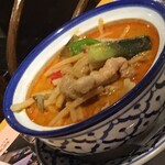 ナムチャイ - レッドカレー。…ピントブレた。