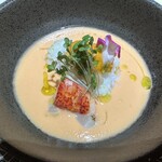 アーム・ドゥ・ギャルソン - 冷製スープ　オマール海老　鱧