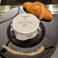 東京焼肉いのうえ 銀座店 - フォアグラをプッチンプリン風にしてあり濃厚で甘しょっぱいかんじキャラメリゼされた味などが好きな人はたまらないと思う